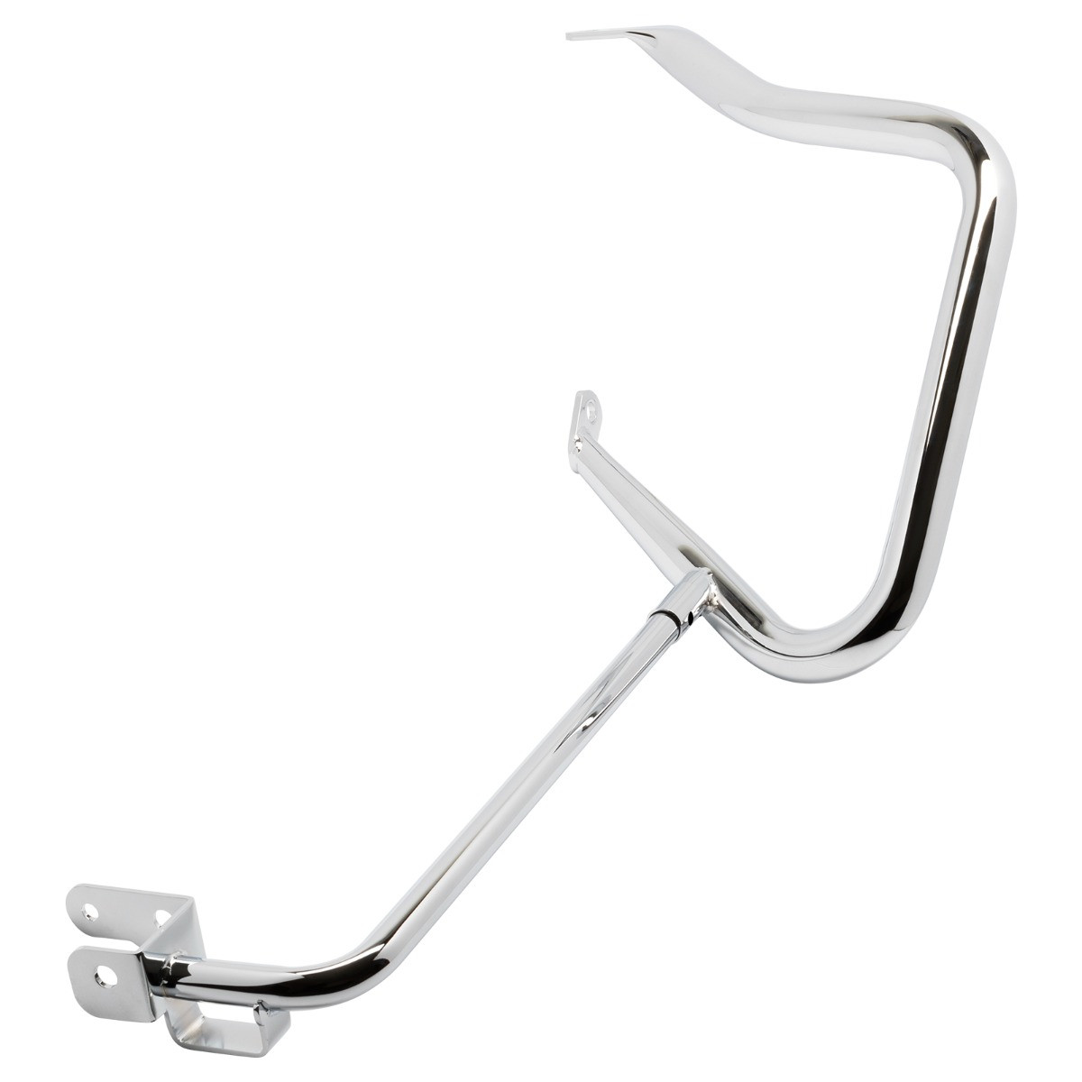 Hogworks Hogworkz® 1.25" Pork Chop Saddlebag Guards for Harley® Touring '14-'25 | Chrome