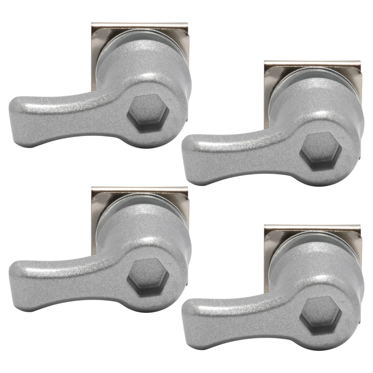 Hogworks Hogworkz® Quick Turn Saddlebag Fasteners / Levers | Silver
