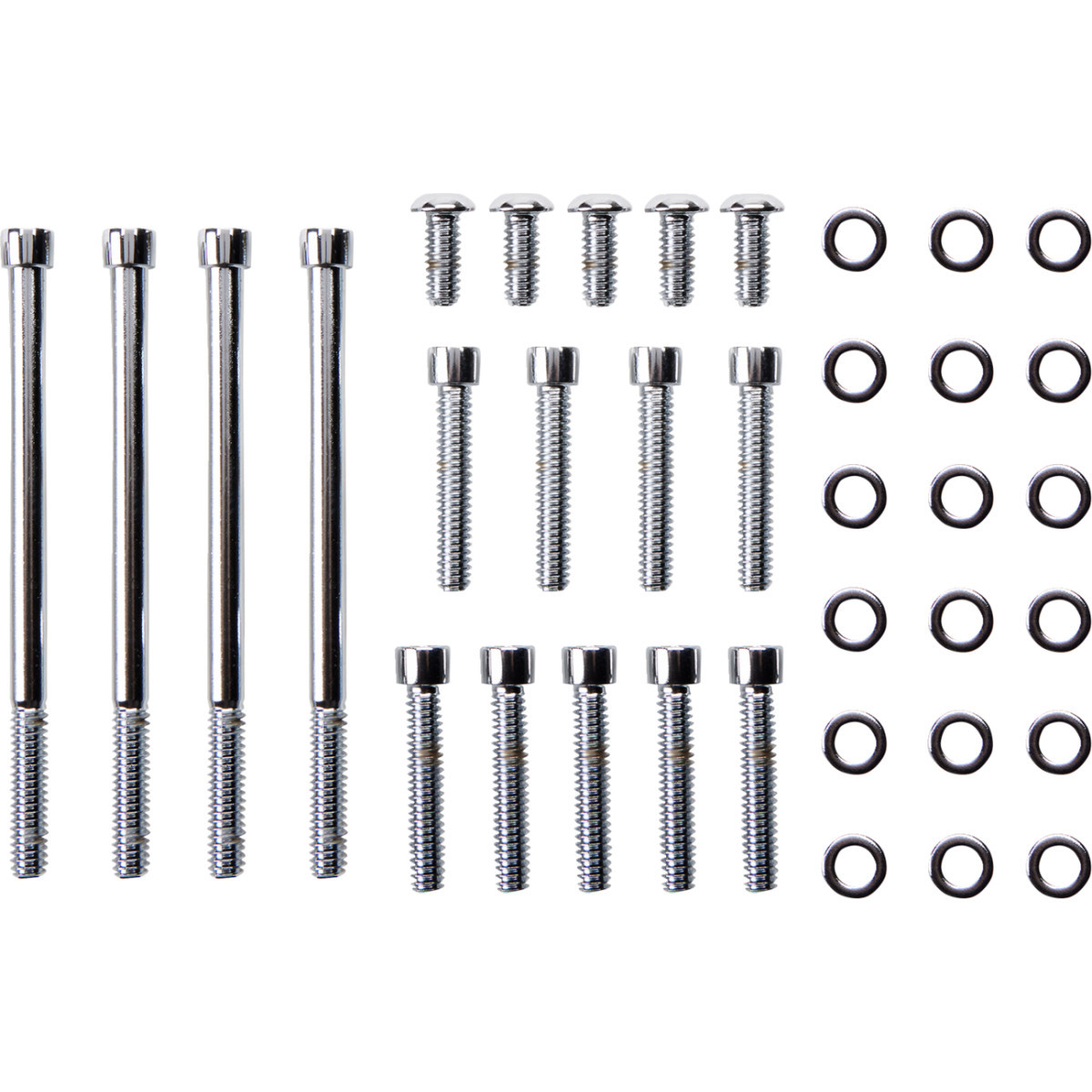 Gardner-westcott #P-10-15-08 - Bolt Kit - Primary/Derby Cover - Socket-Head - Chrome