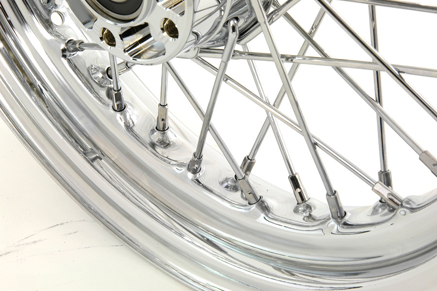 V-Twin #64414 - 16 inch x 3.00 inch Rear Spoke Wheel