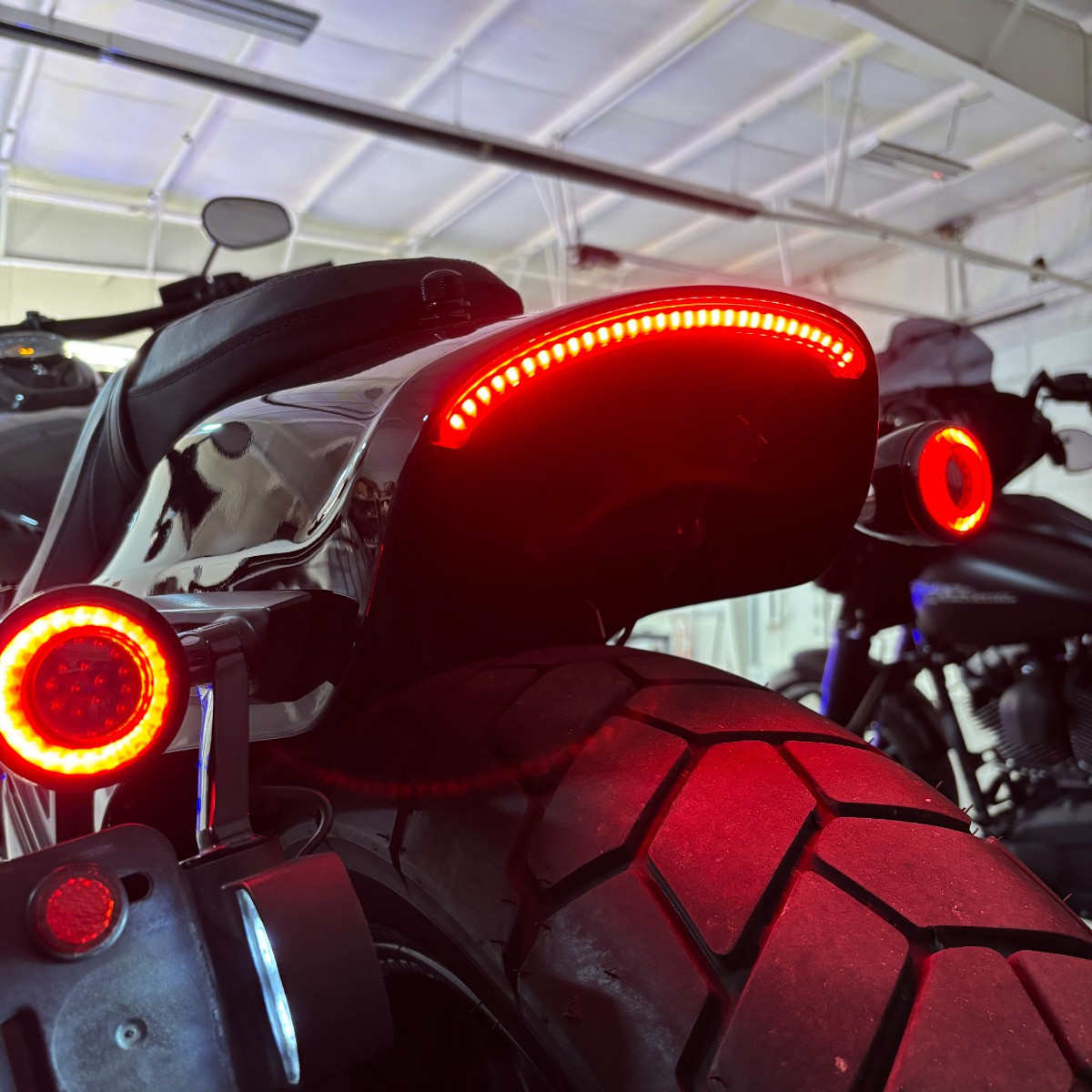 Hogworks Hogworkz® Led Taillight for Harley® Fat Bob Fxfb/Fxfbs '18-'25 | Red Lens