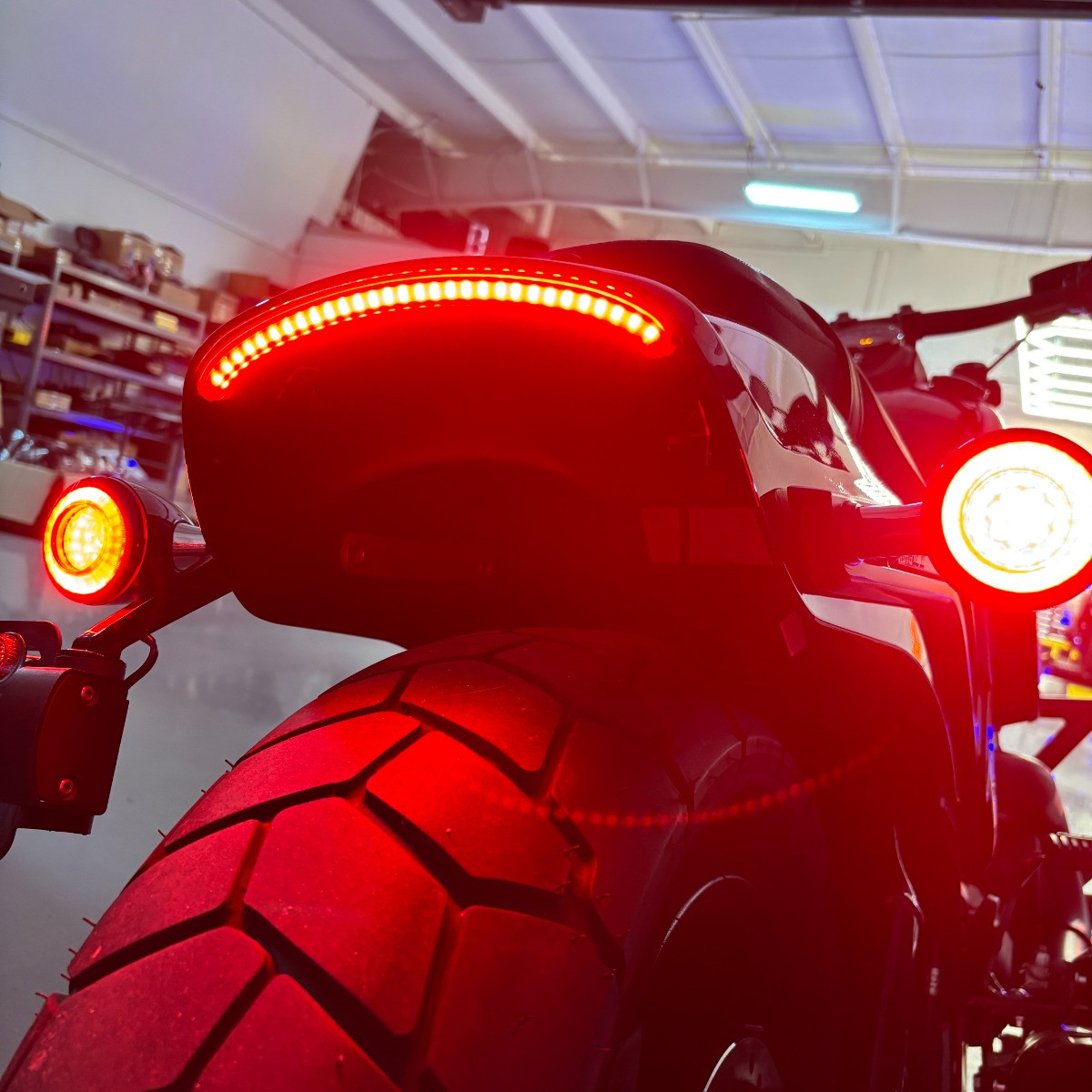 Hogworks Hogworkz® Led Taillight for Harley® Fat Bob Fxfb/Fxfbs '18-'25 | Red Lens