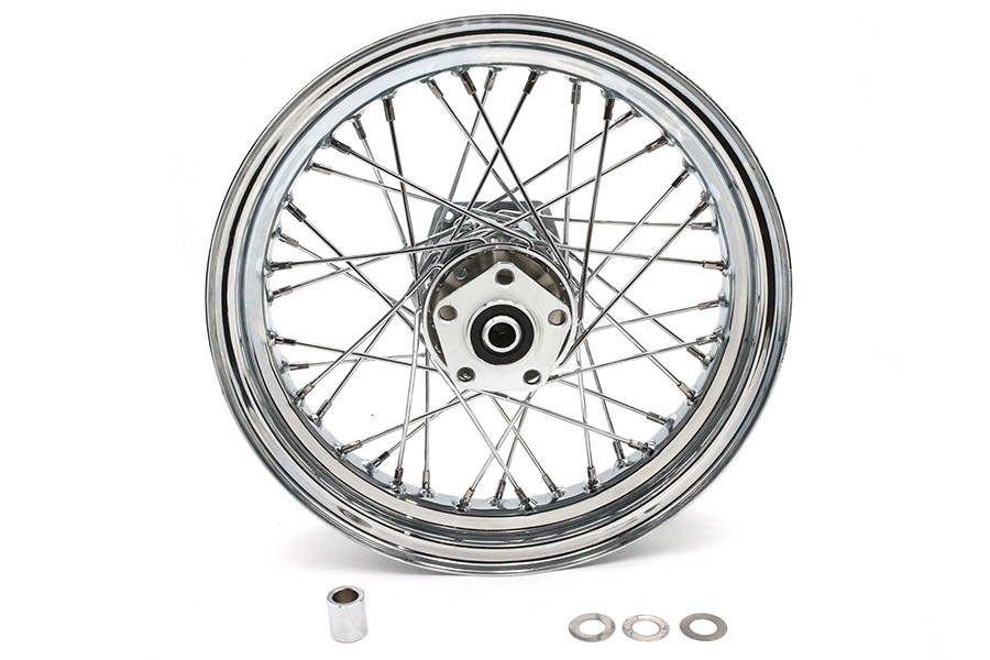 V-Twin #64436 - 16 inch x 3.00 inch Rear Spoke Wheel