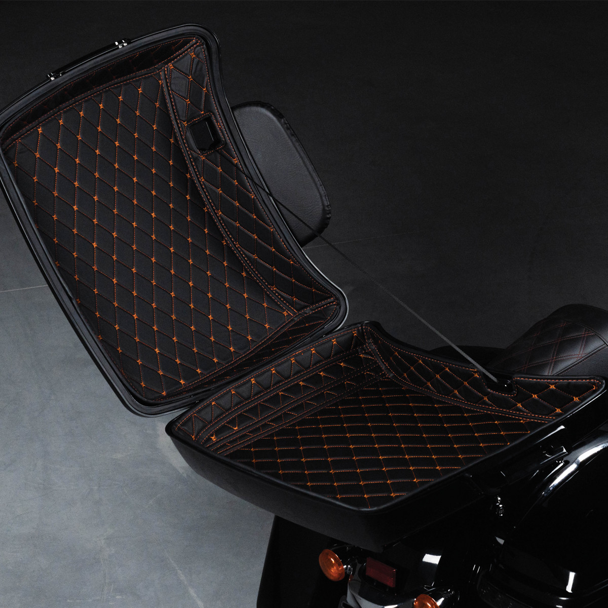 Hogworks Hogworkz® Razor Tour Pack Liners | Black w/ Orange Stitching