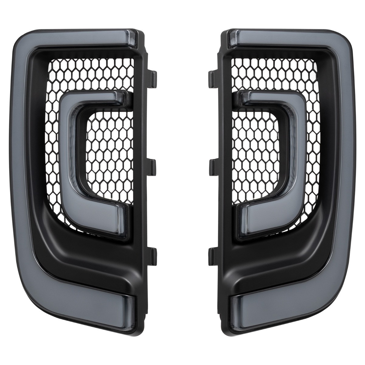 Hogworks Hogworkz® Lumipro Led Lower Fairing Inserts for Harley® Touring '14-'25 | Black