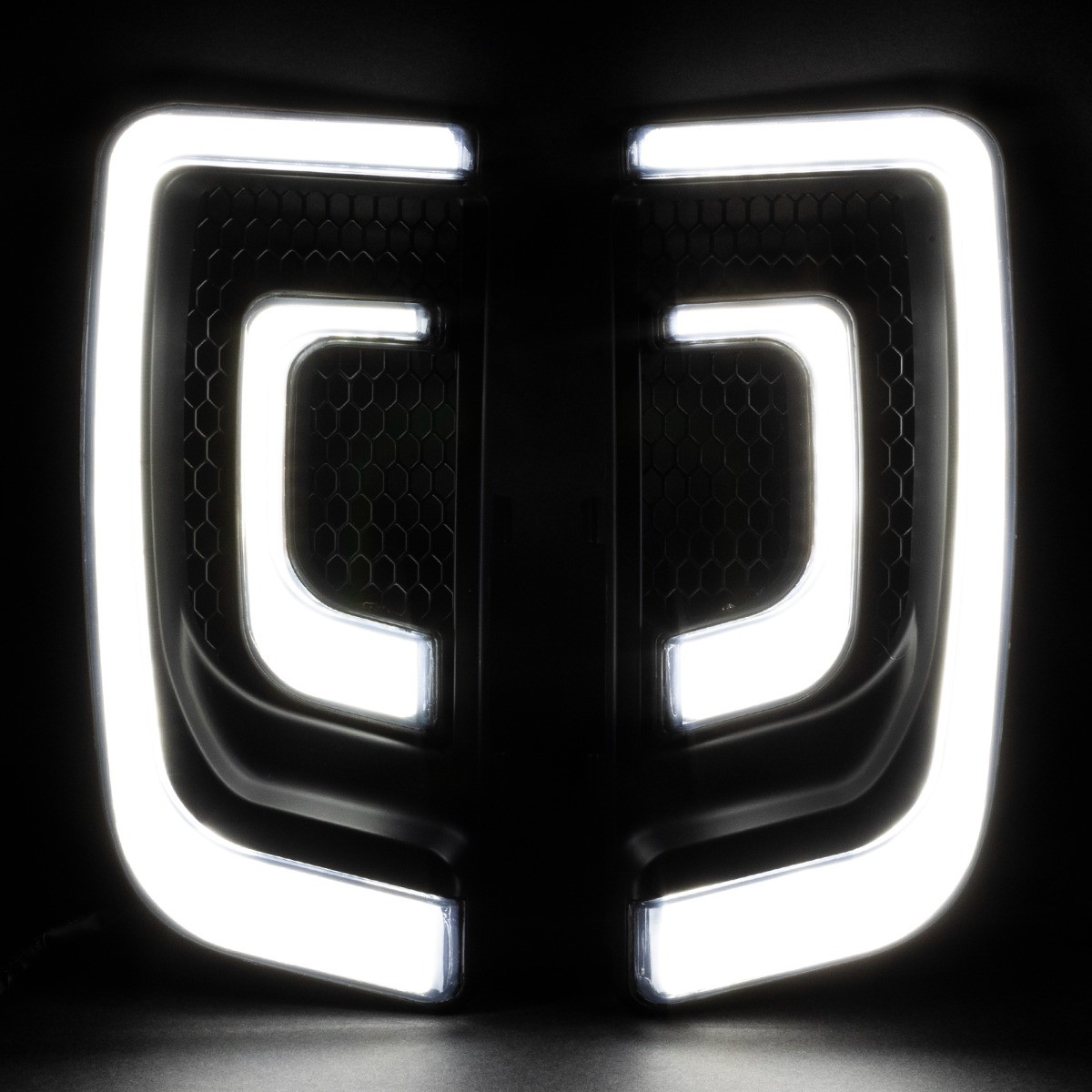 Hogworks Hogworkz® Lumipro Led Lower Fairing Inserts for Harley® Touring '14-'25 | Chrome