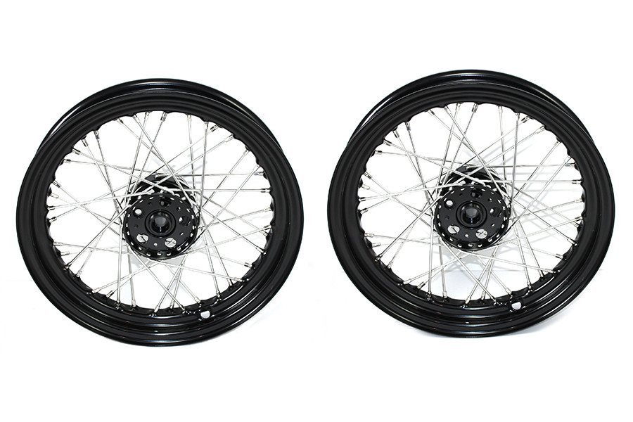 V-Twin - 16 inch x 3.00 inch Servi-Car Rear Wheel Set