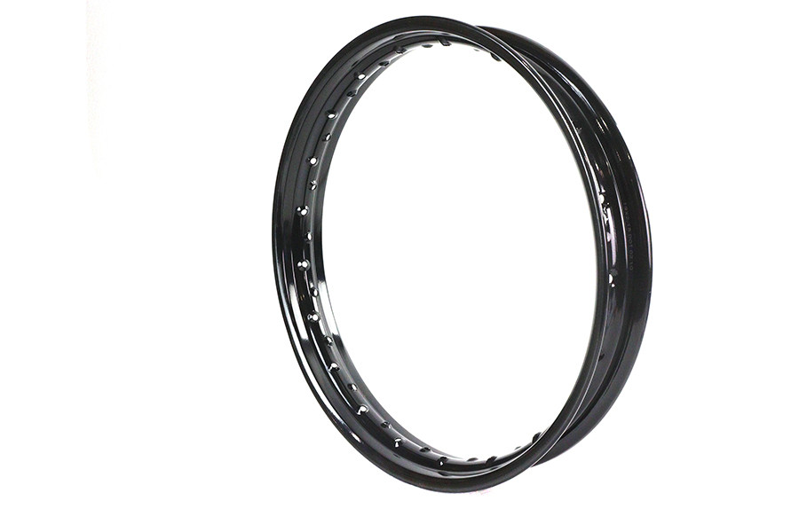 V-Twin #11217B - Replica 19 inch x 2.25 inch Wheel Rim Black