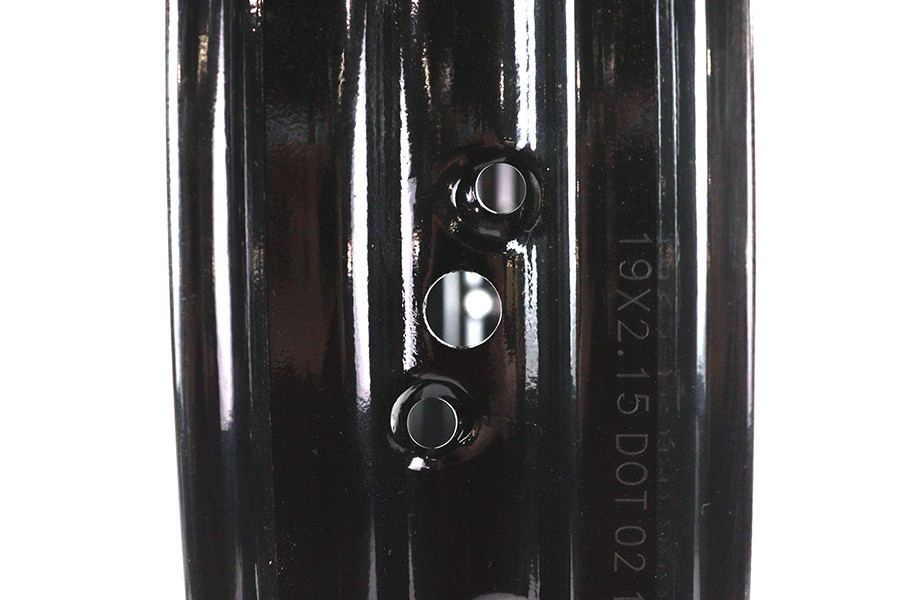 V-Twin #11217B - Replica 19 inch x 2.25 inch Wheel Rim Black