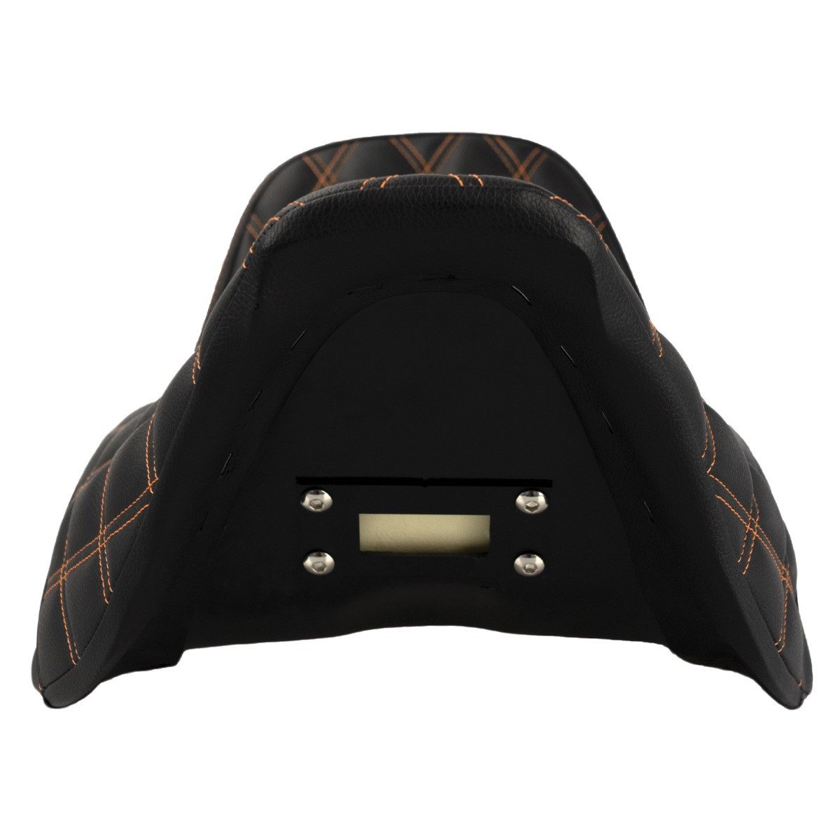 Hogworks Rise Up Seat for Harley® Touring '08-'25 (diamond / Orange Stitch)