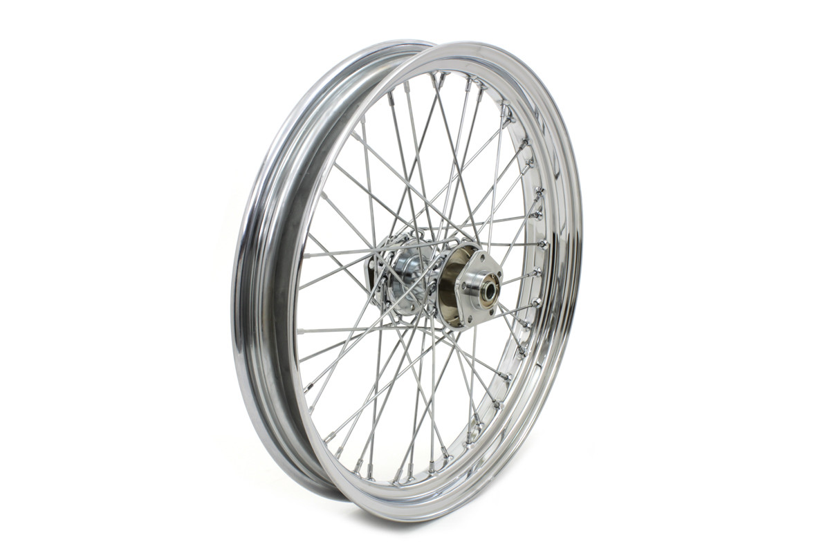 V-Twin #64521 - 23 inch x 3.00 inch Front Spoke Wheel