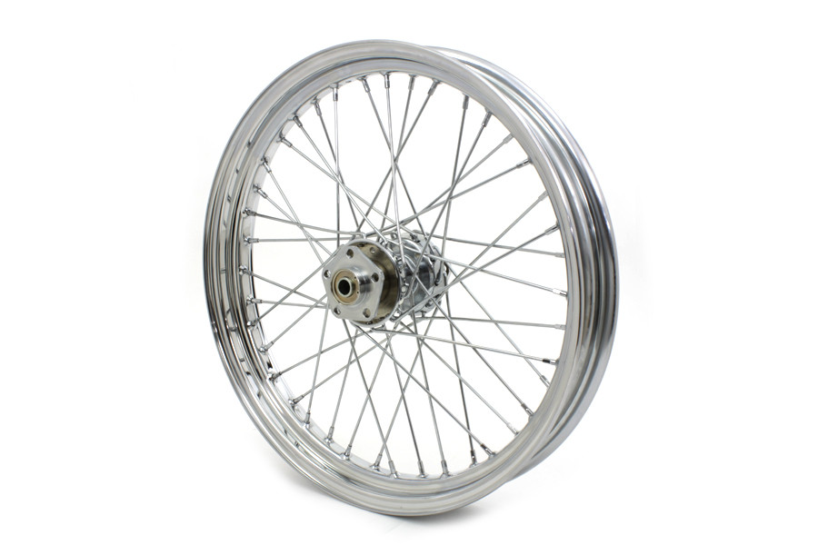 V-Twin #64521 - 23 inch x 3.00 inch Front Spoke Wheel