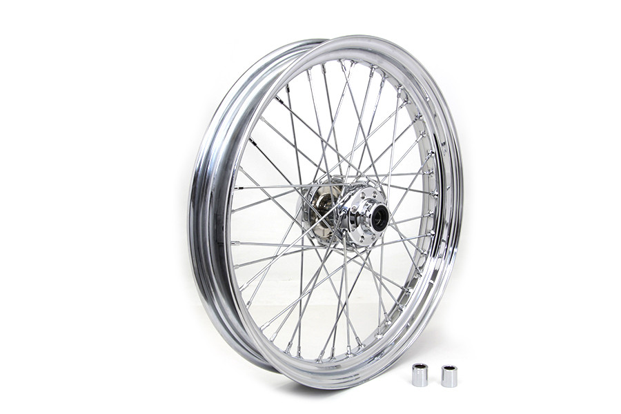 V-Twin #64523 - 23 inch x 3.00 inch Front Spoke Wheel