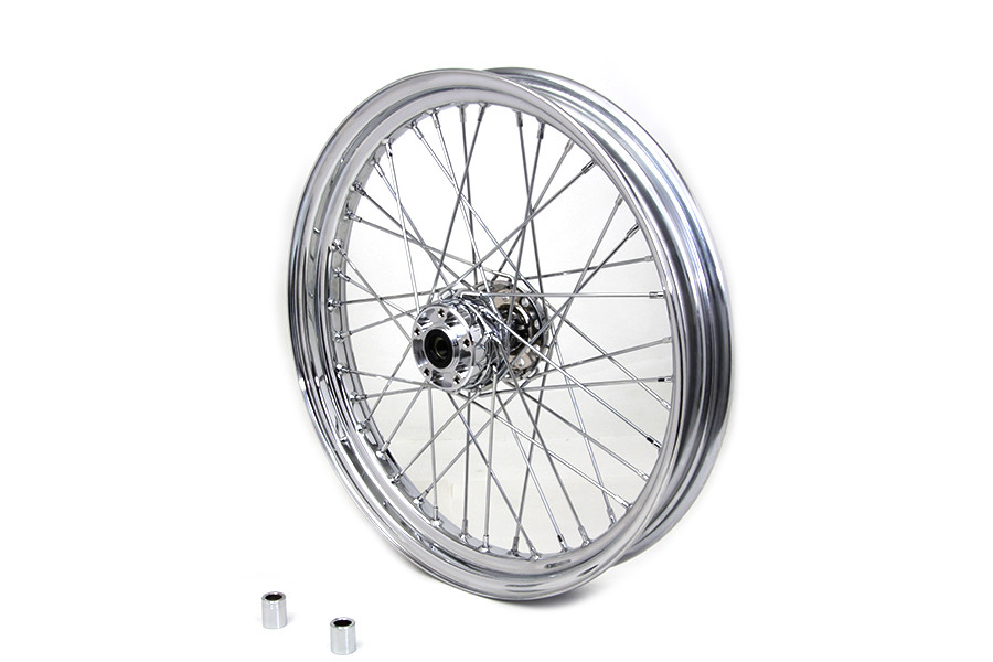 V-Twin #64523 - 23 inch x 3.00 inch Front Spoke Wheel