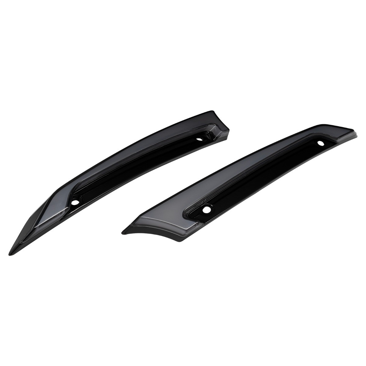 Hogworks Hogworkz® Lumipro Led Windshield Trim Lights for Harley® Road Glide '15-'25 | Black
