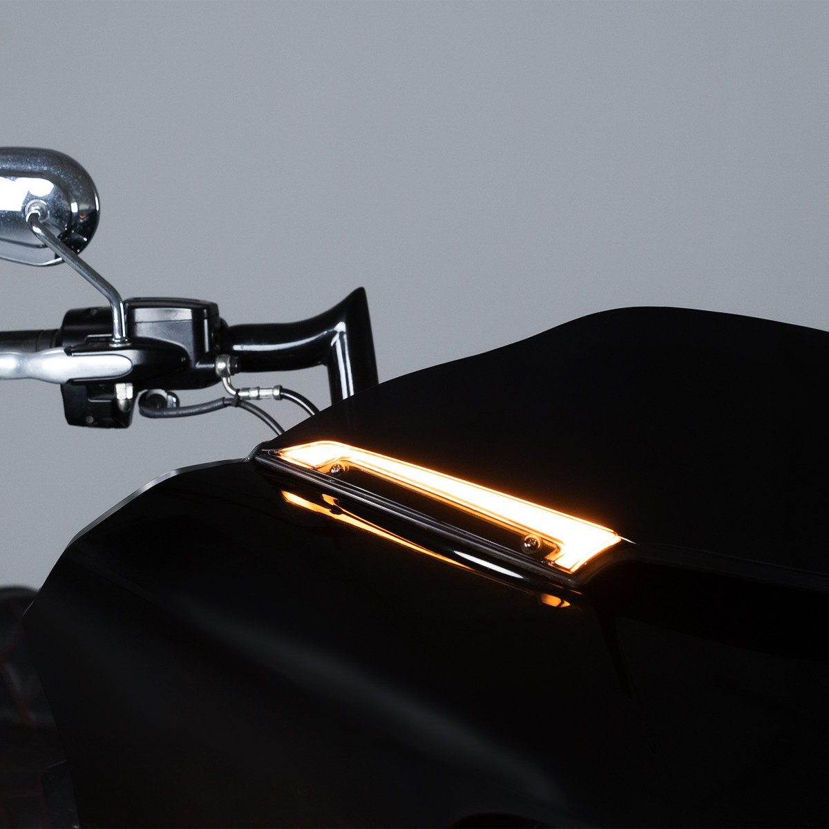 Hogworks Hogworkz® Lumipro Led Windshield Trim Lights for Harley® Road Glide '15-'25 | Black