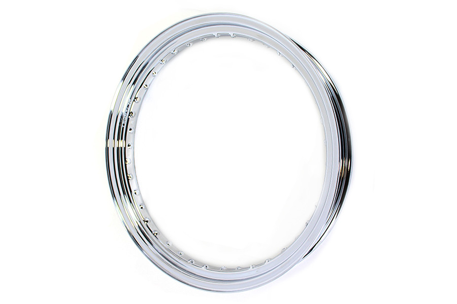 V-Twin #11247 - 19 inch x 3.00 inch Drop Center Steel Rim Chrome