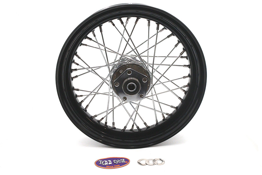V-Twin #61086 - 16 inch x 3.00 inch Rear Spoke Wheel