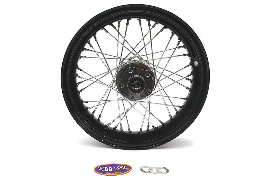V-Twin #61086 - 16 inch x 3.00 inch Rear Spoke Wheel