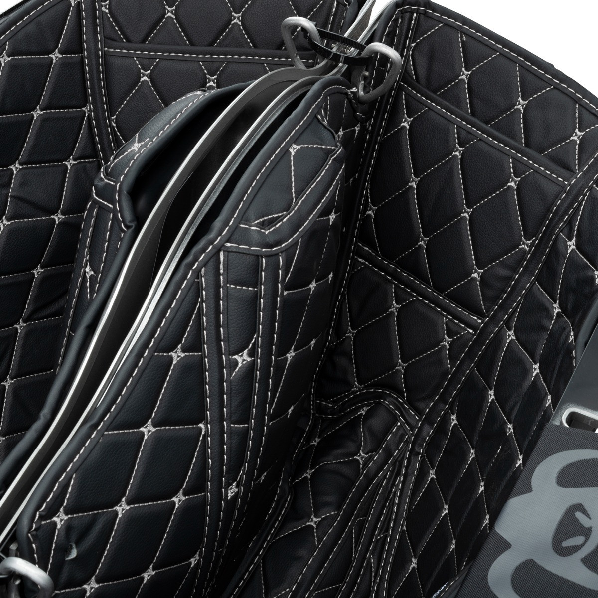 Hogworks Hogworkz® Saddlebag Liners for Harley® Street Glide & Road Glide '24-'25 | Black w/ Silver Stitching