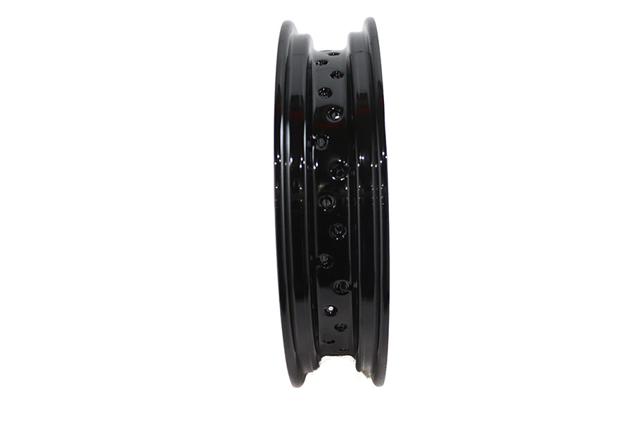 V-Twin #11250B - 18 inch x 3.50 inch Drop Center Rim Black