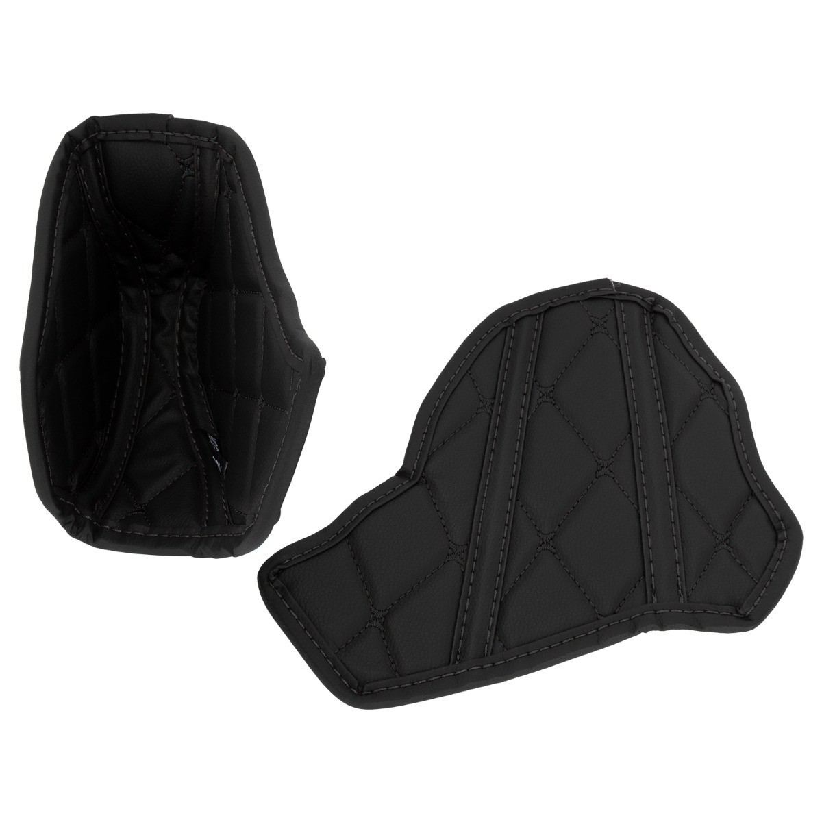 Hogworks Hogworkz® Compartment Liners for Harley® Road Glide '15-'25 | Black w/ Black Stitching