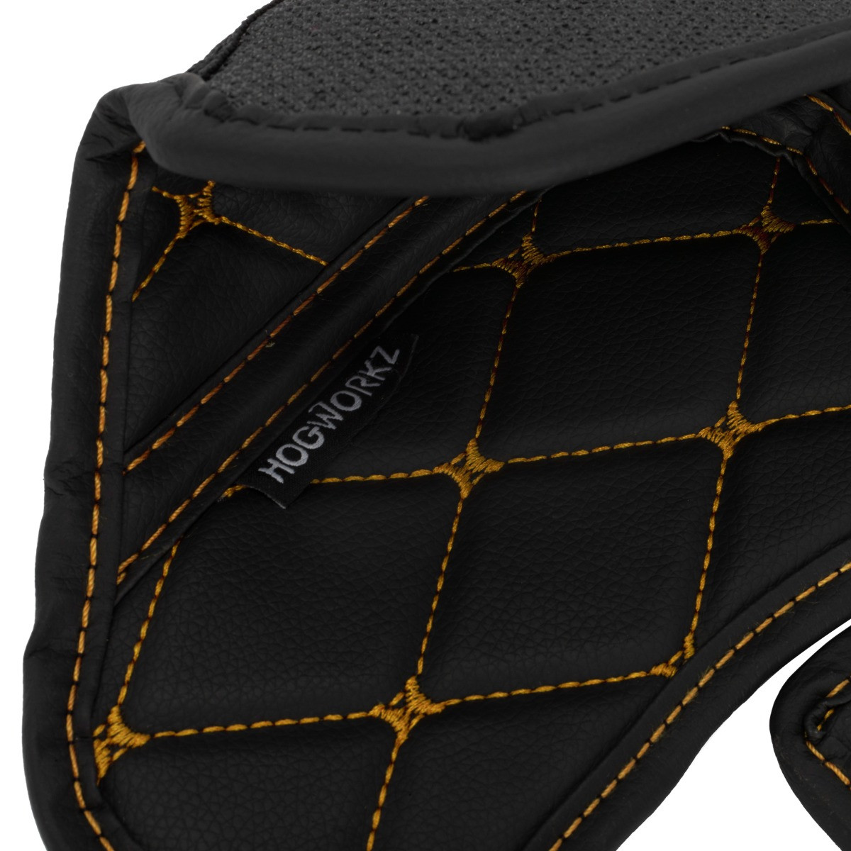 Hogworks Hogworkz® Compartment Liners for Harley® Road Glide '15-'25 | Black w/ Gold Stitching