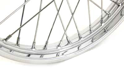 V-Twin #64540 - 21 inch x 2.15 inch Replica Front Spoke Wheel