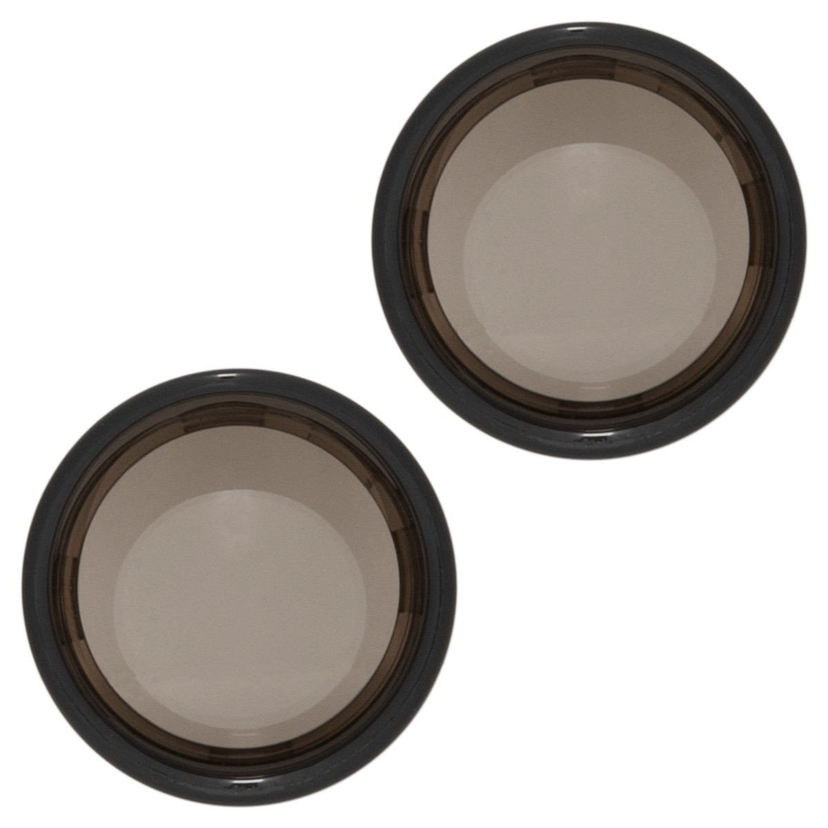 Hogworks Visor Turn Signal Trim Rings for Harley-davidson® Models | 1157 Bullet Style Lens ( Black / Smoked )