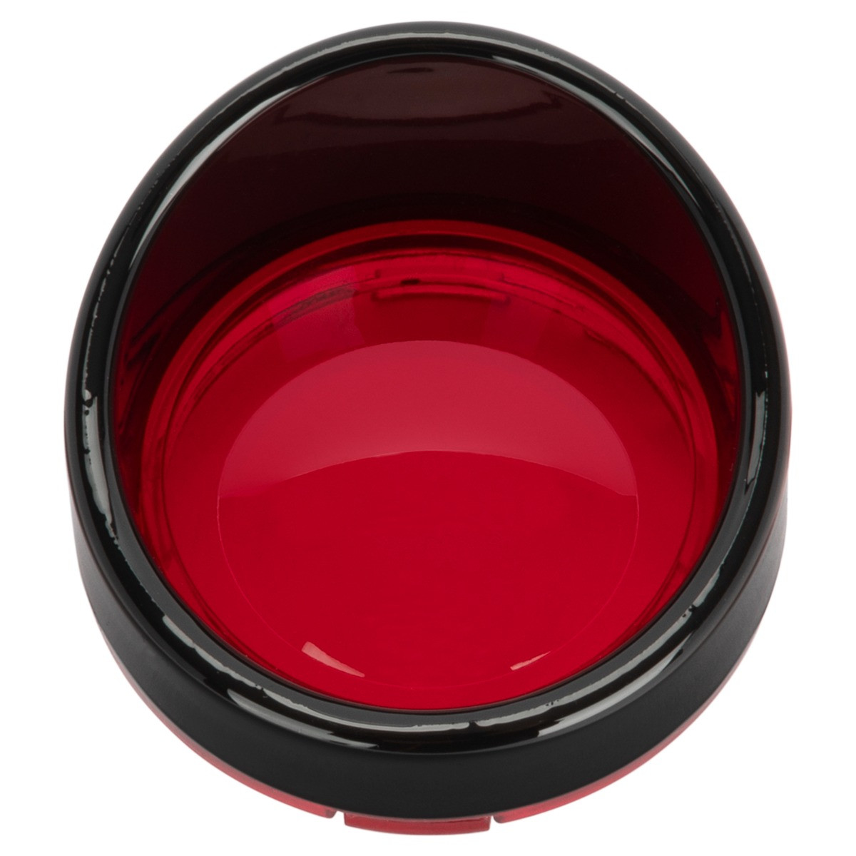 Hogworks Visor Turn Signal Trim Rings for Harley-davidson® Models | 1157 Bullet Style Lens ( Black / Red )