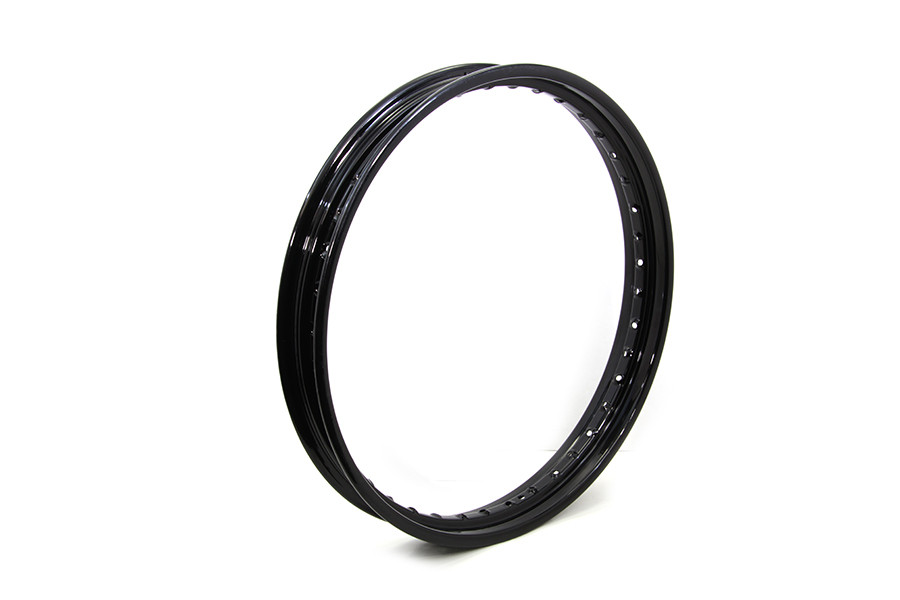 V-Twin #11213B - 21 inch X 2.15 inch Rolled Edge Rim Black