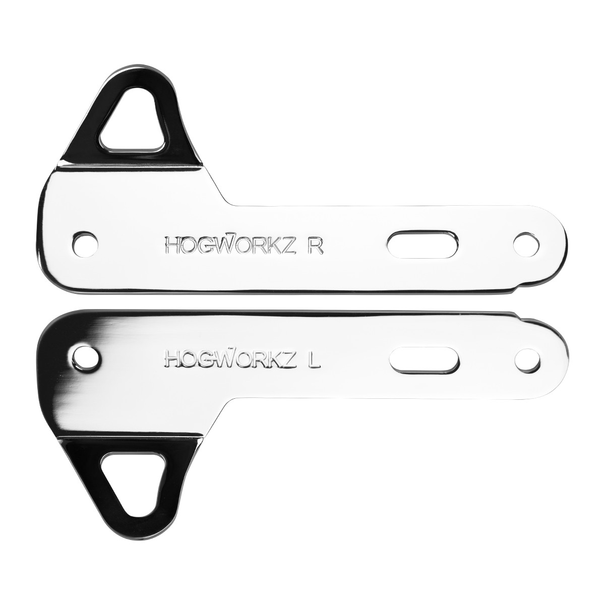 Hogworks Hogworkz® Trailer Tie Down Brackets for Harley® Touring '97-'23 | Chrome