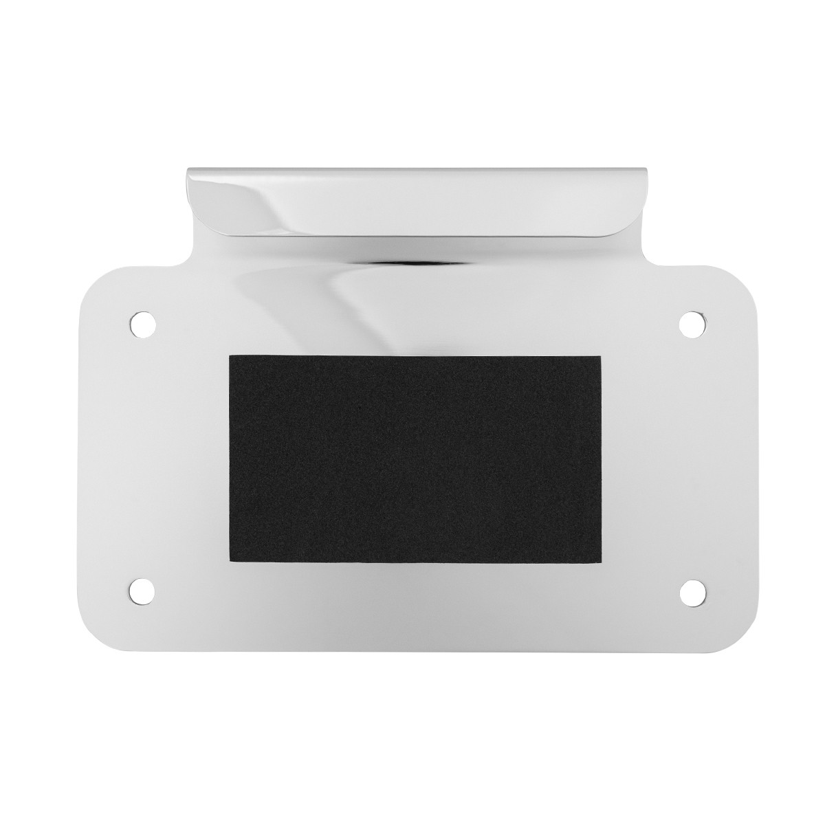 Hogworks Hogworkz® Horizontal Saddlebag License Plate Mount | Chrome