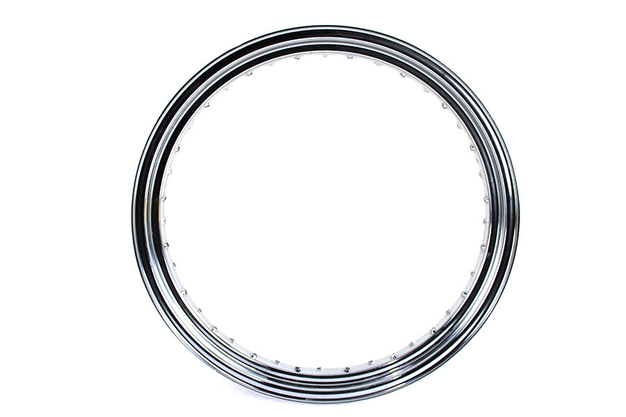 V-Twin #11230 - 23 inch x 3.0 Drop Center Chrome Wheel Rim