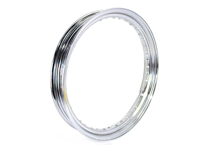 V-Twin #11230 - 23 inch x 3.0 Drop Center Chrome Wheel Rim