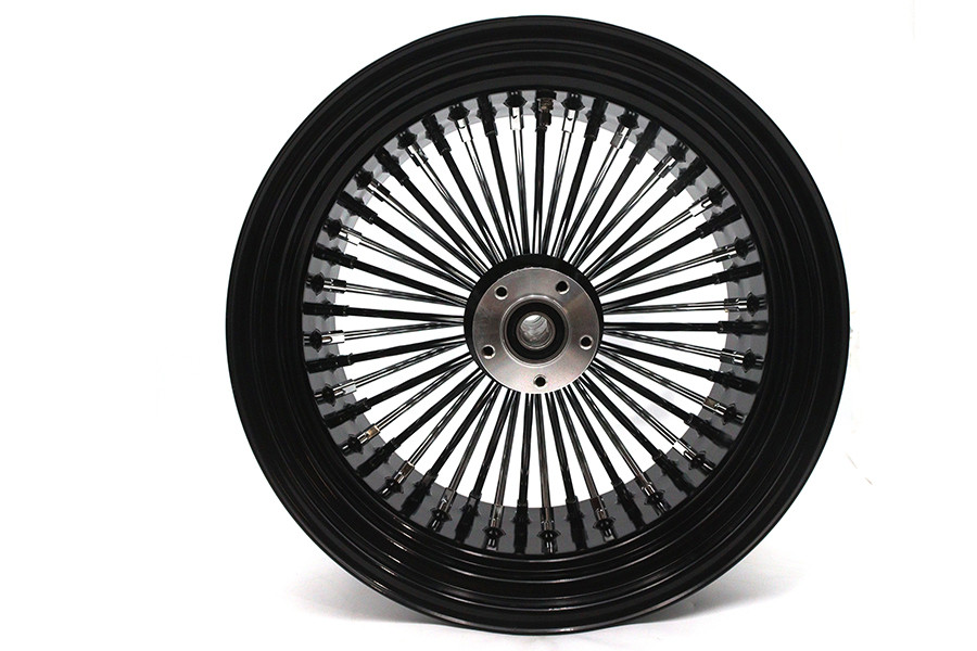 Ultima #37-545 - 18 inch x 10.5 inch King Spoke Rear Wheel Black