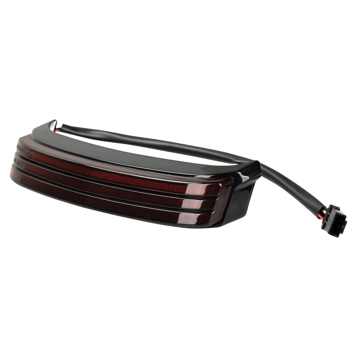 Hogworks Hogworkz® Trilogy Led Saddlebag Lights for Harley® Touring '14-'25 | Black (red Lens)