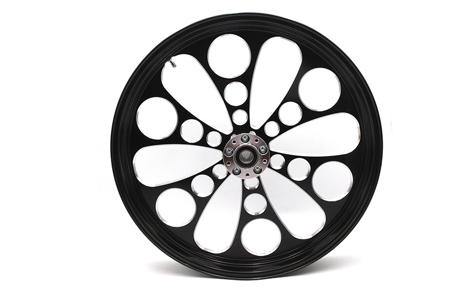 Ultima #37-643 - 23 inch x 3.5 inch Kool Kat Front Wheel Black Cut