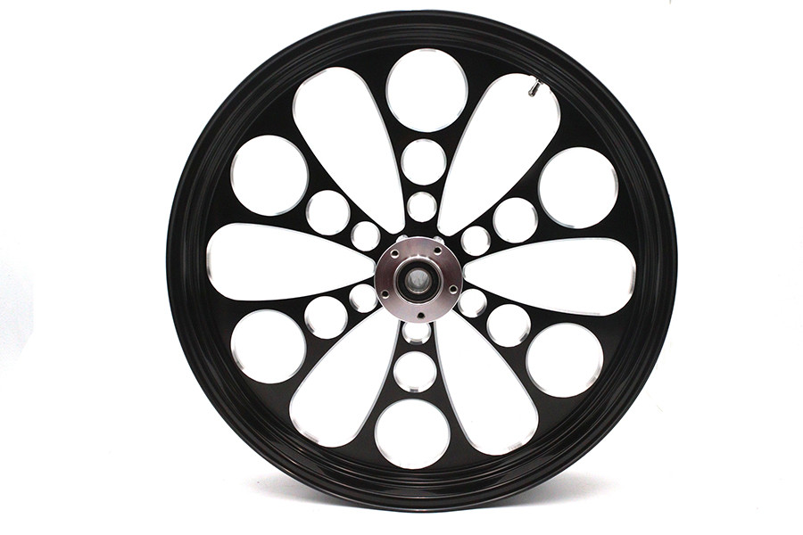 Ultima #37-643 - 23 inch x 3.5 inch Kool Kat Front Wheel Black Cut