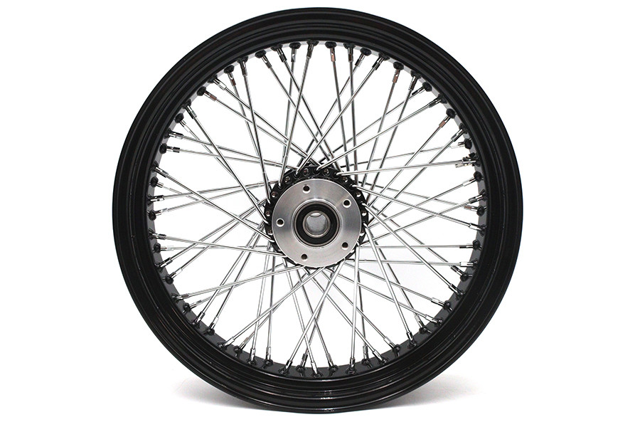 Ultima #36-651 - 18 inch x 3.5 inch Ultima 60 Spoke Front Wheel Black