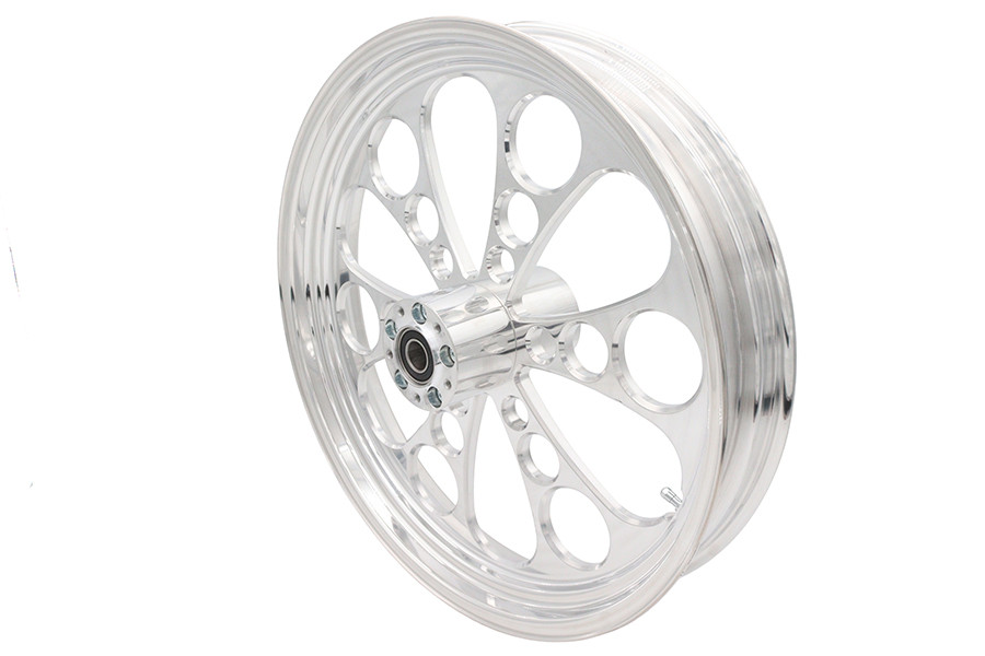 Ultima #37-603 - 21 inch x 3.5 inch Kool Kat Front Wheel Polished Aluminum