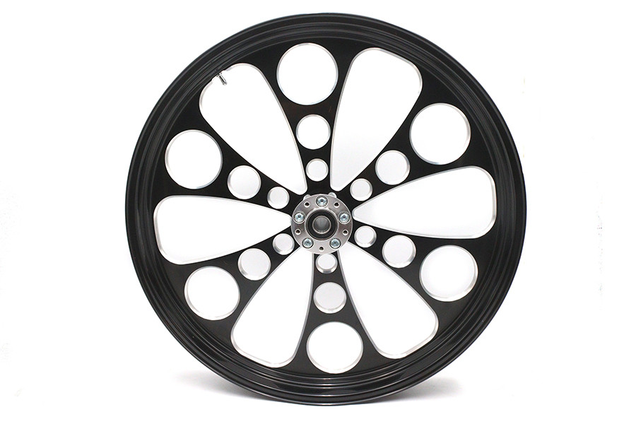 Ultima #37-640 - 26 inch x 3.5 inch Kool Kat Front Wheel Black Cut