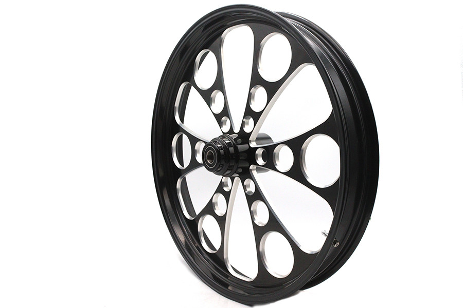 Ultima #37-640 - 26 inch x 3.5 inch Kool Kat Front Wheel Black Cut