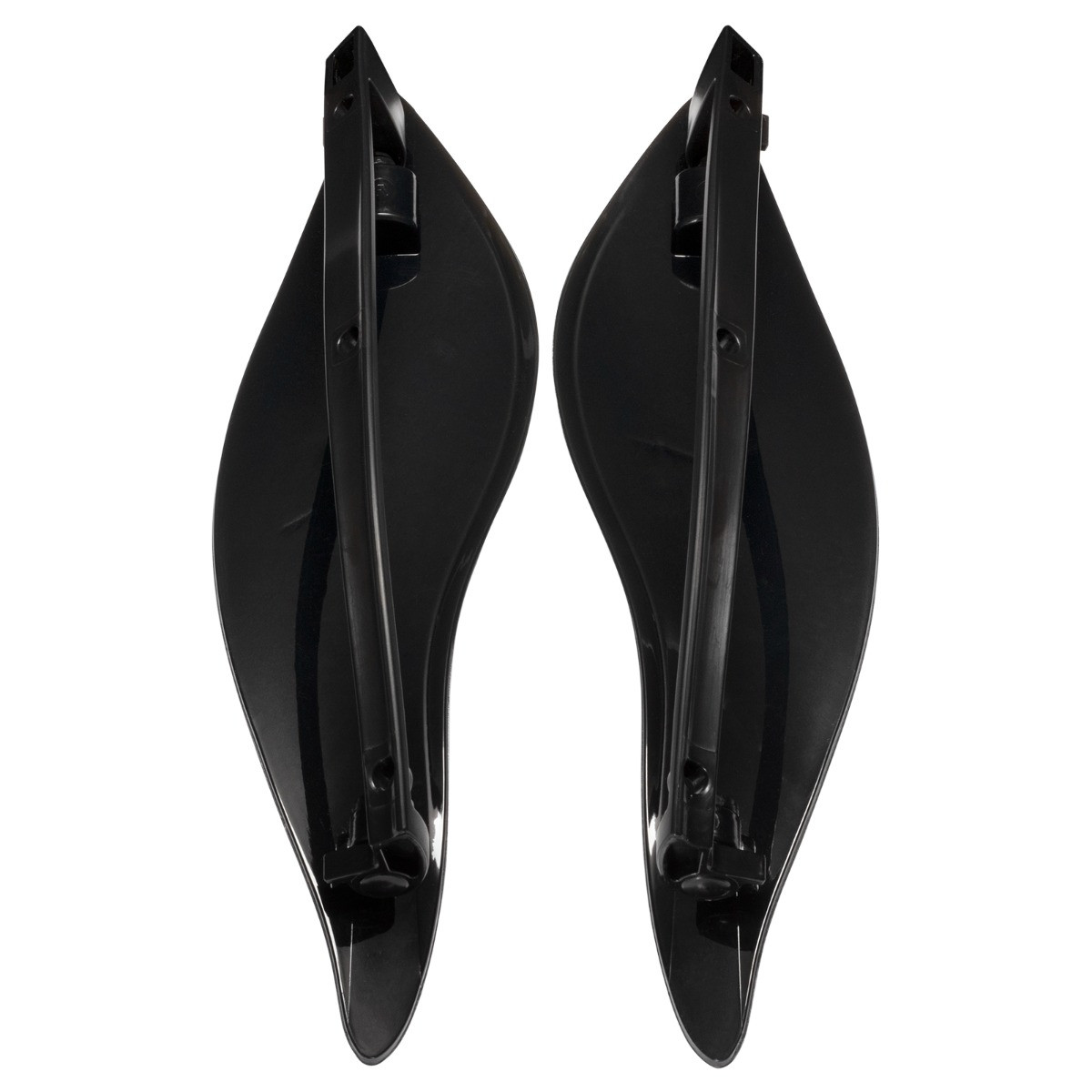 Hogworks Adjustable Batwing Air Deflectors for Harley® Touring '14-'25 - Dark Smoke