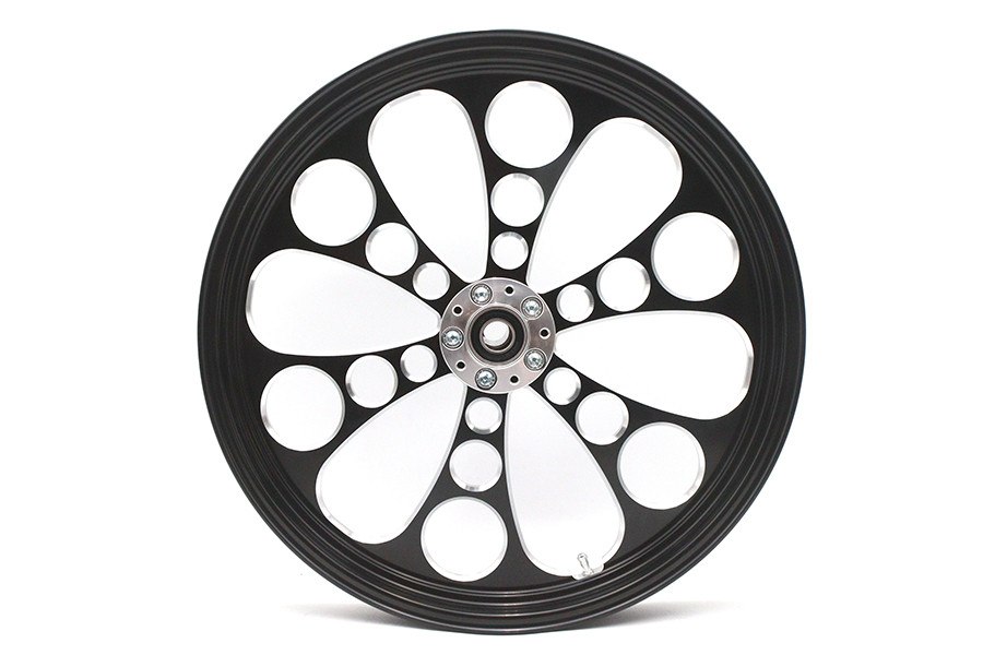 Ultima #37-644 - 21 inch x 2.15 inch Kool Kat Front Wheel Black Cut