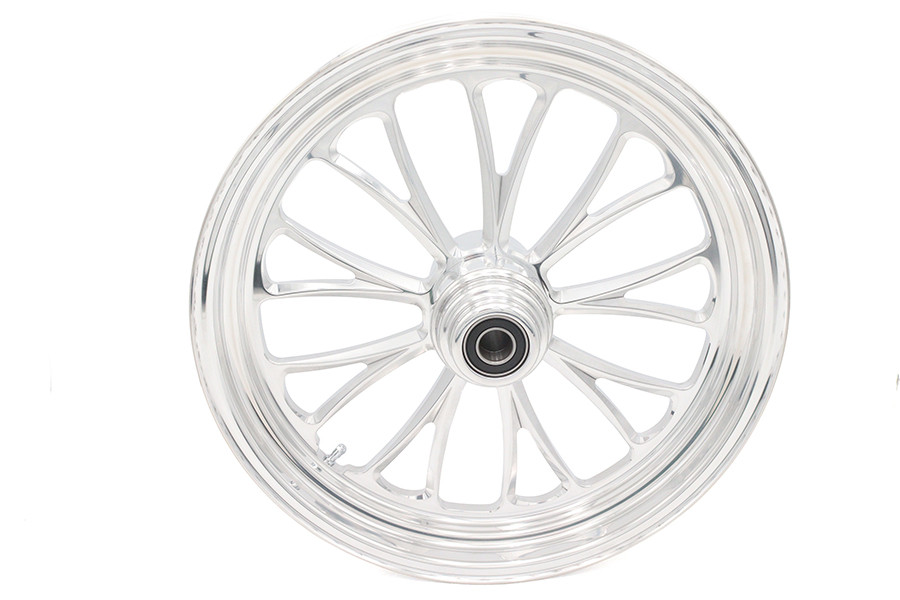 Ultima #37-634 - 18 inch x 3.5 inch Manhattan Front Wheel Polished Aluminum