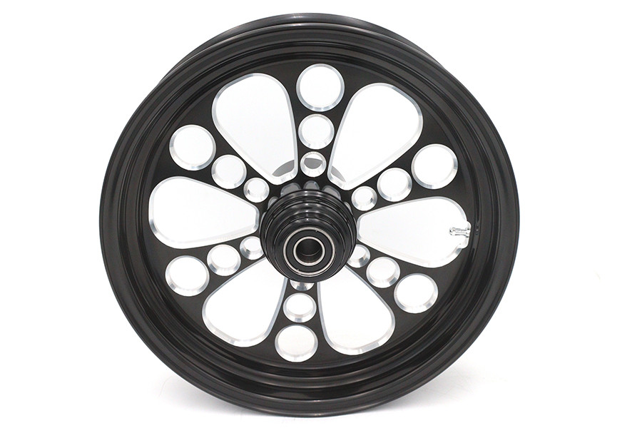Ultima #37-650 - 16 inch x 3.5 inch Kool Kat Front Wheel Black Cut