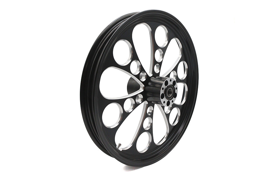 Ultima #37-645 - 21 inch x 2.15 inch Kool Kat Front Wheel Black Cut