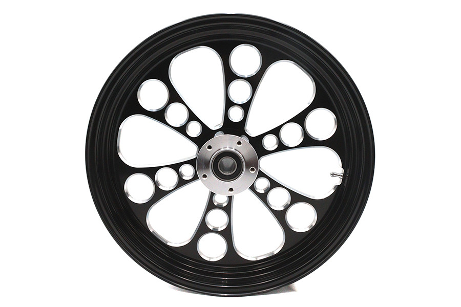 Ultima #37-649 - 18 inch x 3.5 inch Kool Kat Front Wheel Black Cut