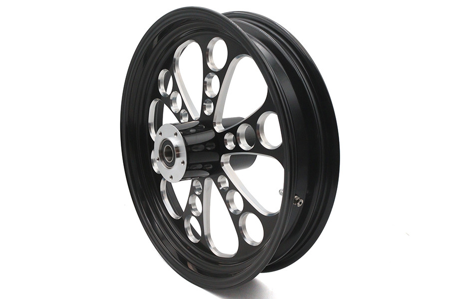 Ultima #37-649 - 18 inch x 3.5 inch Kool Kat Front Wheel Black Cut